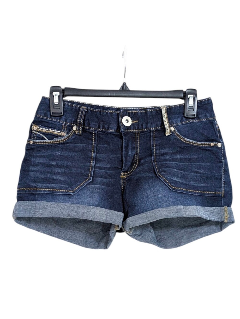 Ariya Jeans Low Rise Cuffed Shorty Jean Shorts - Size 5/6 Womens